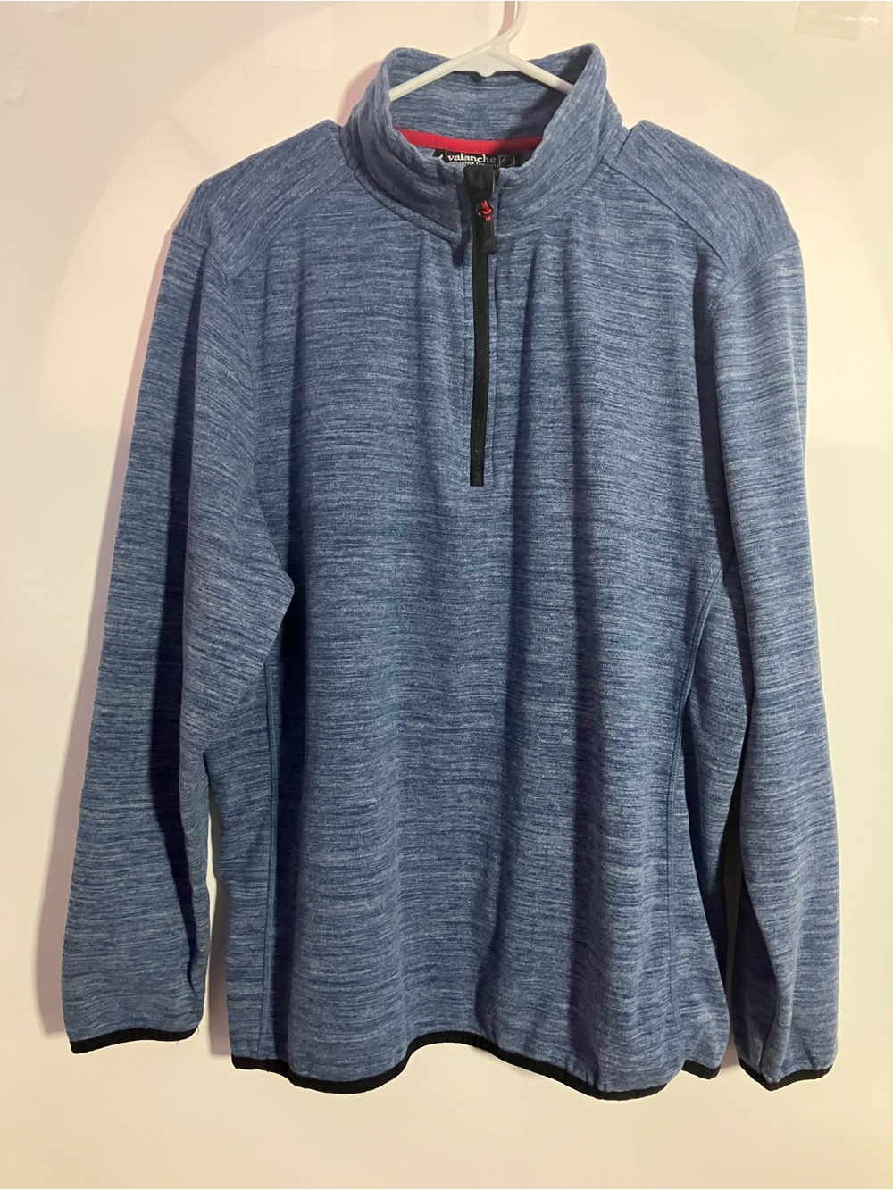 Avalanche Men’s Blue Heather Quarter-Zip Sweater